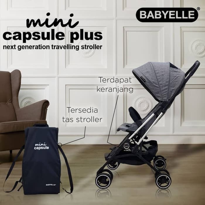 [pgp_title] Baby Elle Mini Capsul Baby Varent Sewa Stroller